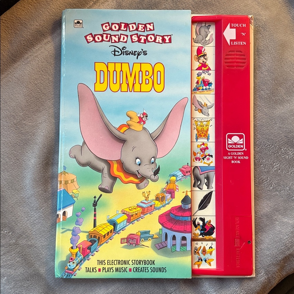 Disney's Dumbo Golden Sound Storybook, Vintage